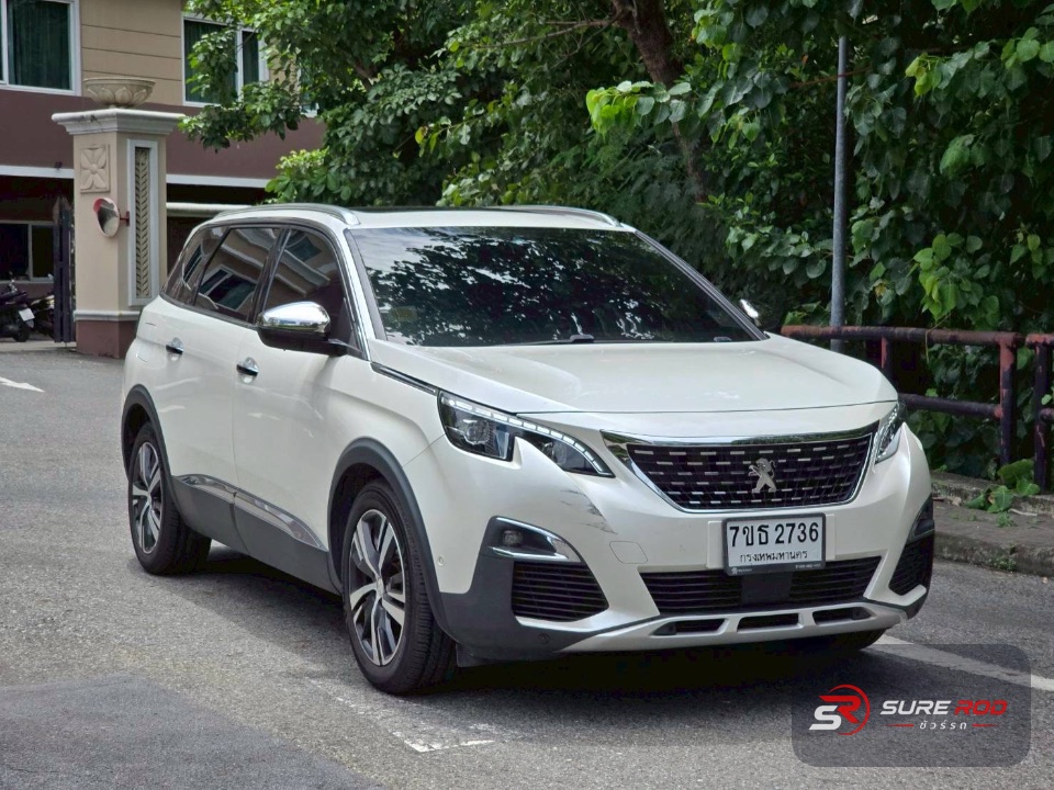 เจ้าของขายเองPeugeot 5008 รุ่น Top ปี 2021 สีขาว